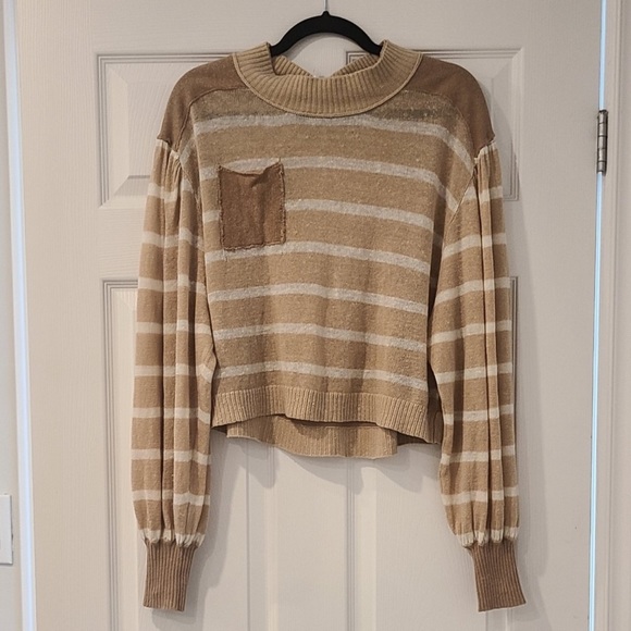 Free People Medium Neutrals Sweater - Picture 5 of 8